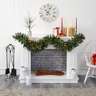 Pre-Lit Faux Snowy Mountain Garland
