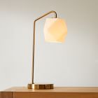 Sculptural Faceted Table Lamp (21")