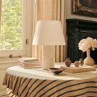 Colin King Travertine Table Lamp (20")