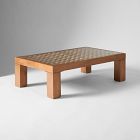 Lottie Grid Top Coffee Table (44")