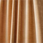 Worn Velvet Curtain - Camel
