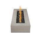 Sutton Concrete Low Rectangle Outdoor Fire Pit Table (57"&ndash;72")