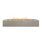 Sutton Concrete Low Rectangle Outdoor Fire Pit Table (57"&ndash;72")