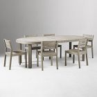 Portside Outdoor Round Extendable Dining Table (48"&ndash;93")