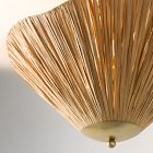 Josie Raffia Flush Mount (18")