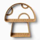 Mushroom Rattan Shelf (23")