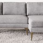 Andes 2-Piece Double Wide Chaise Sectional (117"&ndash;138")