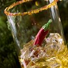 Glass Tropical Cocktail Ornaments