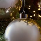 Large Glass Ball Ornaments (Set of 4) - Champagne