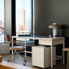 Tandem Desk (60") &amp; File Cabinet (16") Set