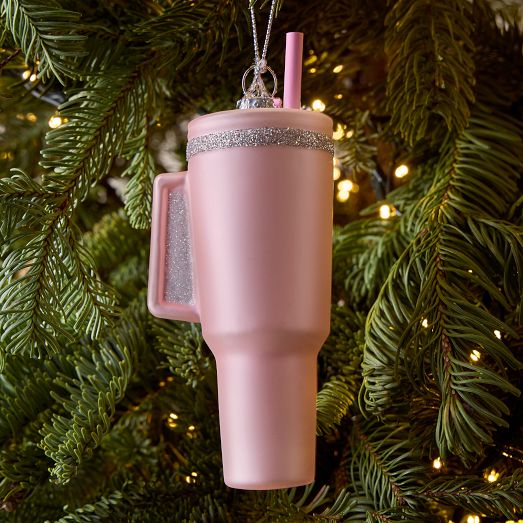 Glass Tumbler Ornament by West Elm