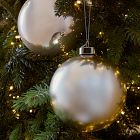 Large Glass Ball Ornaments (Set of 4) - Champagne