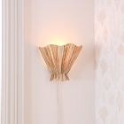 Josie Raffia Sconce (9")