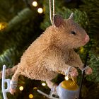 Bottlebrush Mouse Ornament