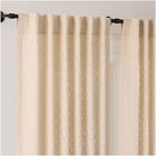 Open Box: Tactile Lines Sheer Curtain (48"W x 84"L) - Natural