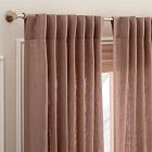 Open Box: European Flax Linen Light Filtering Curtain (48"W x 96"L) - Mulberry