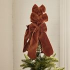 Velvet Bow Tree Topper