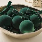 Velvet Ball Ornaments (Set of 6)