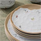 Holiday Skier Figural Dinner Plate Sets
