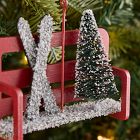 Wood Ski Lift Ornament