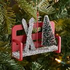 Wood Ski Lift Ornament