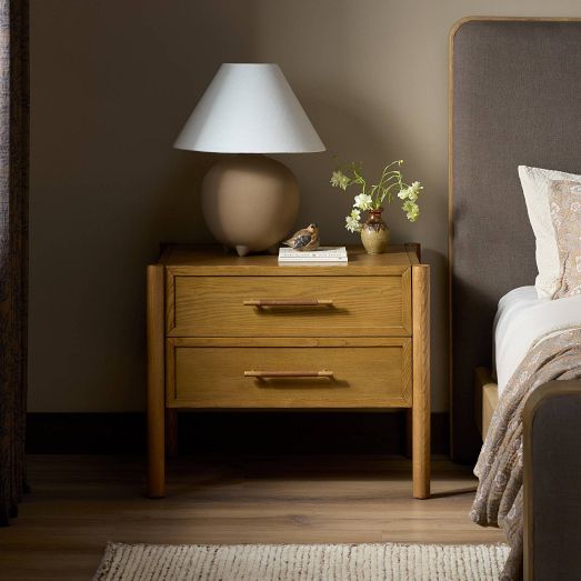Sackett 2-Drawer Grand Nightstand (32") by West Elm