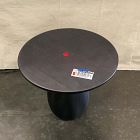 Open Box: Orb Base Tall Side Table (21.75") - Black Wash