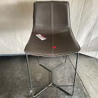 Open Box: Slope Leather Counter Stool (26") - Saddle Leather Slate, Charcoal