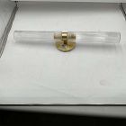 Open Box: Weston Fluted Double Long Indoor/Outdoor Sconce (29") - Antique Brass, Milk