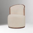 Nazaire Upholstered Swivel Dining Chair