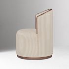Nazaire Upholstered Swivel Dining Chair