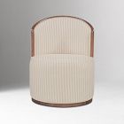 Nazaire Upholstered Swivel Dining Chair