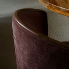 Nazaire Upholstered Swivel Dining Chair