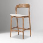 Scooped Ash Wood Bar &amp; Counter Stools