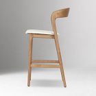 Scooped Ash Wood Bar &amp; Counter Stools