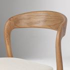 Scooped Ash Wood Bar &amp; Counter Stools