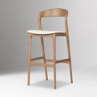 Scooped Ash Wood Bar &amp; Counter Stools