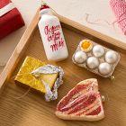 Glass Milk Bottle Ornament