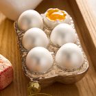 Glass Egg Carton Ornament
