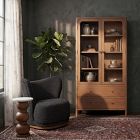 Joplin Tall Glass Cabinet (39")