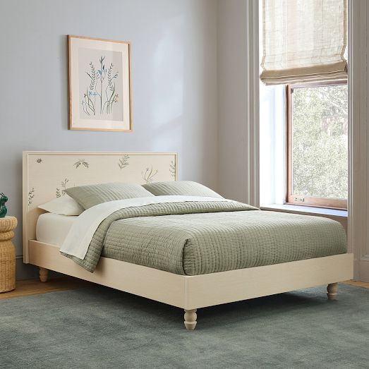 Joseph Altuzarra Painted Botanical Bed by West Elm