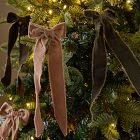 Frayed Fabric Ribbon Ornaments (Set of 6) - Cool