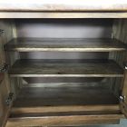 Open Box: Carved Pattern Solid Wood Buffet (72"W x 34.8"H) - Burnt Wax
