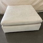 Open Box: Harmony Modular Ottoman (44"W) - Performance Distressed Velvet Sand