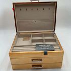 Open Box: Mid-Century Loft Jewelry Box, Grand (14.5"W x 7.25"H) - Champagne