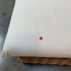 Open Box: Westport Wicker Slim Profile Outdoor Right Arm Sofa - Crosshatch Weave Alabaster, Natural