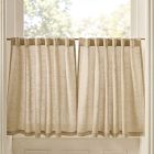 European Linen Cafe Curtain