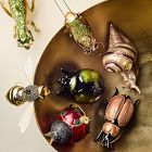 Glass Beetle Ornament - Brown