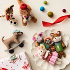 Felt Fox Playing Basketball Ornament
