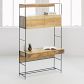 Video 2 for Industrial Solid Wood Modular Wall Desk (49")
